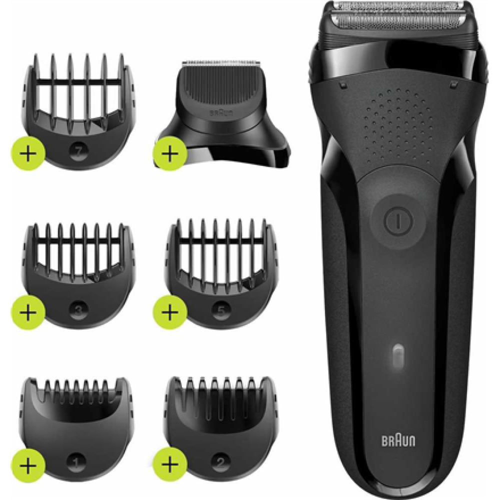 Braun Shaver , 300BT Series 3 , Operating time (max) 30 min , NiMH , Black