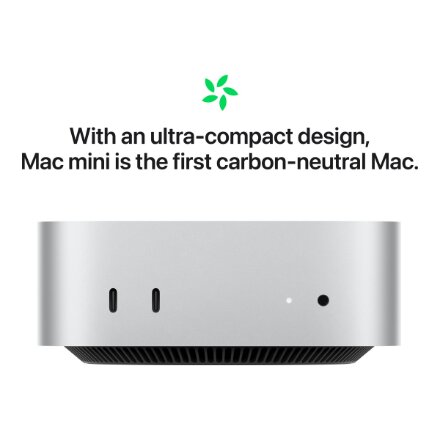 Apple Mac , Mini , Desktop , Apple M4 , Internal memory 24 GB , Solid-state drive capacity 512 GB , Keyboard language No keyboard , macOS