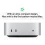 Apple Mac , Mini , Desktop , Apple M4 , Internal memory 24 GB , Solid-state drive capacity 512 GB , Keyboard language No keyboard , macOS