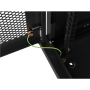 Lanberg , Rack cabinet 19 wall-mount 9U/600x450 with perforated door (flat pack) , WF01-6409-23B , Black