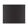 Lanberg , Rack cabinet 19 wall-mount 9U/600x450 with perforated door (flat pack) , WF01-6409-23B , Black