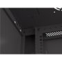 Lanberg , Rack cabinet 19 wall-mount 9U/600x450 with perforated door (flat pack) , WF01-6409-23B , Black