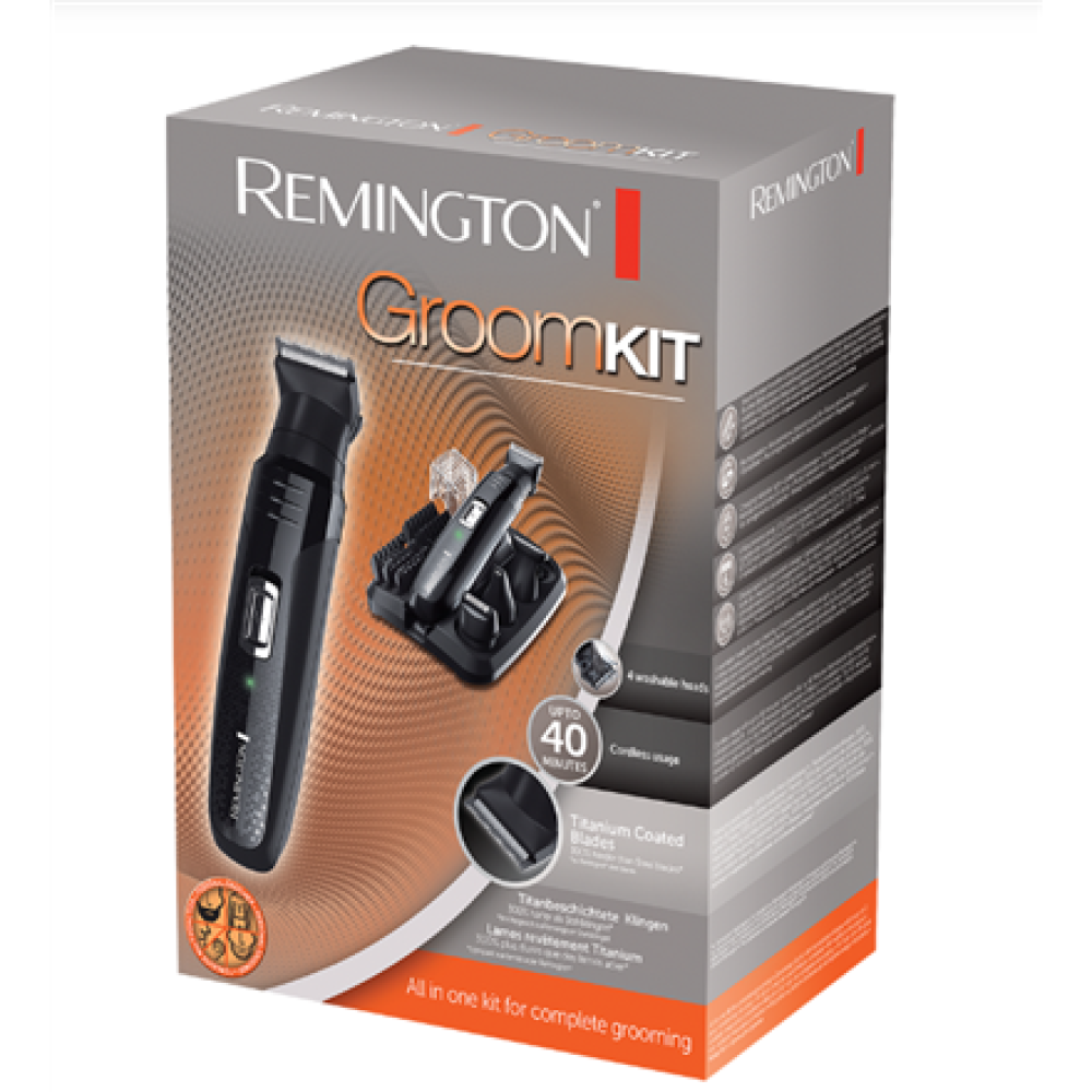 Remington Groom Kit Hair Clipper , PG6130 , Cordless , Number of length steps 5 , Black