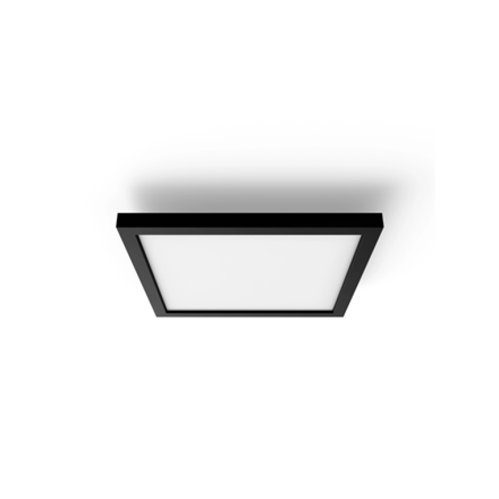 Philips Hue Aurelle square panel light, Black , 2200-6500 Hue White Ambiance