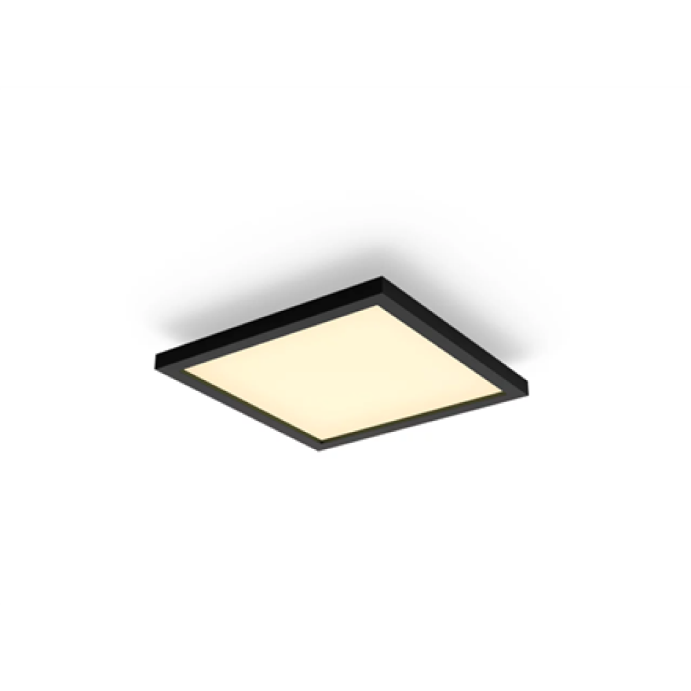 Philips Hue Aurelle square panel light, Black , 2200-6500 Hue White Ambiance