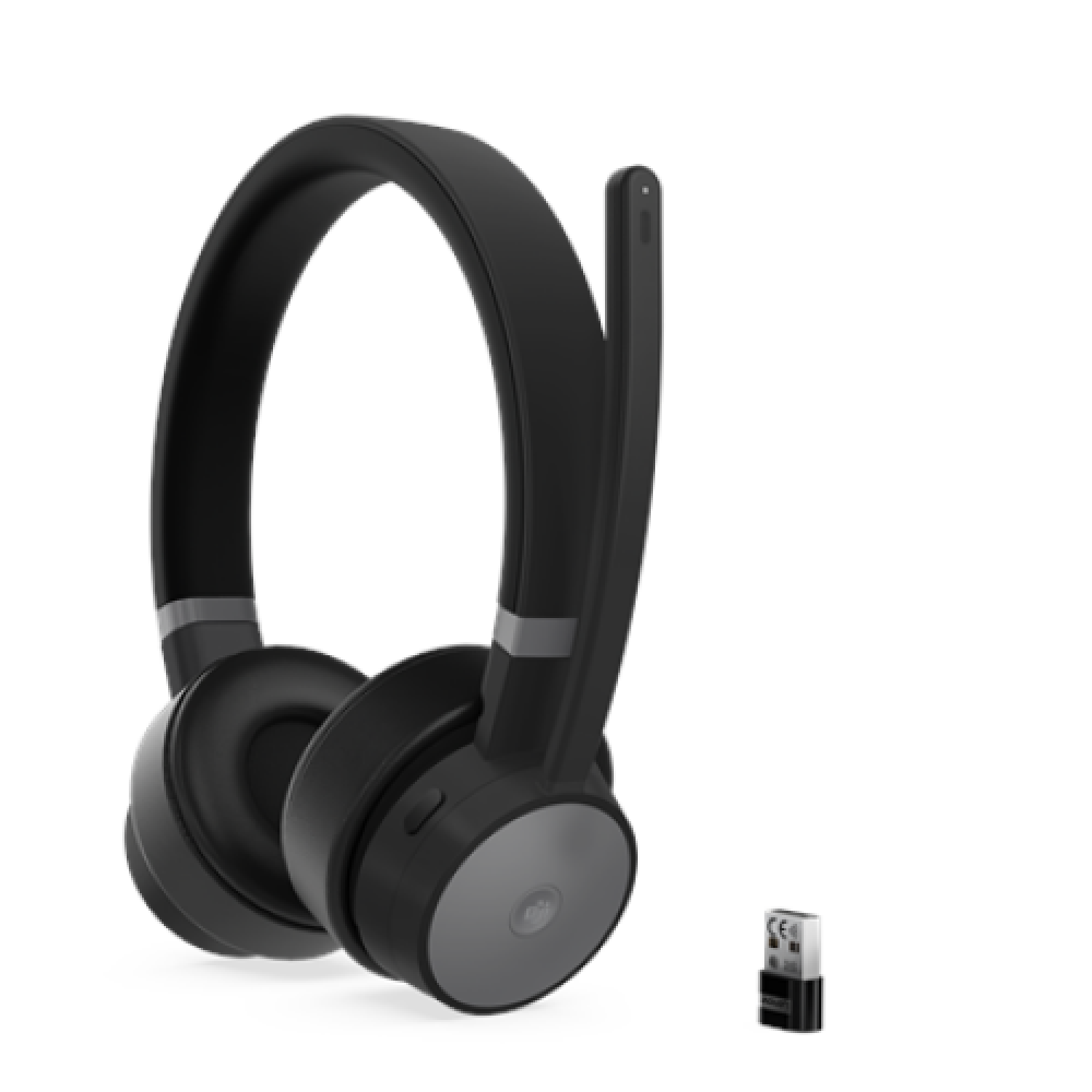 Lenovo , Go Wireless ANC Headset , Built-in microphone , Black , USB Type-C , Wireless