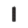 Lanberg , Power strip 1m 4x outlets for UPS system , PS0-04E-0100-IEC-BK , Sockets quantity 4