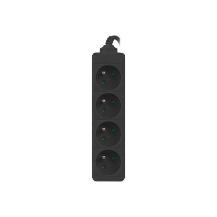 Lanberg , Power strip 1m 4x outlets for UPS system , PS0-04E-0100-IEC-BK , Sockets quantity 4