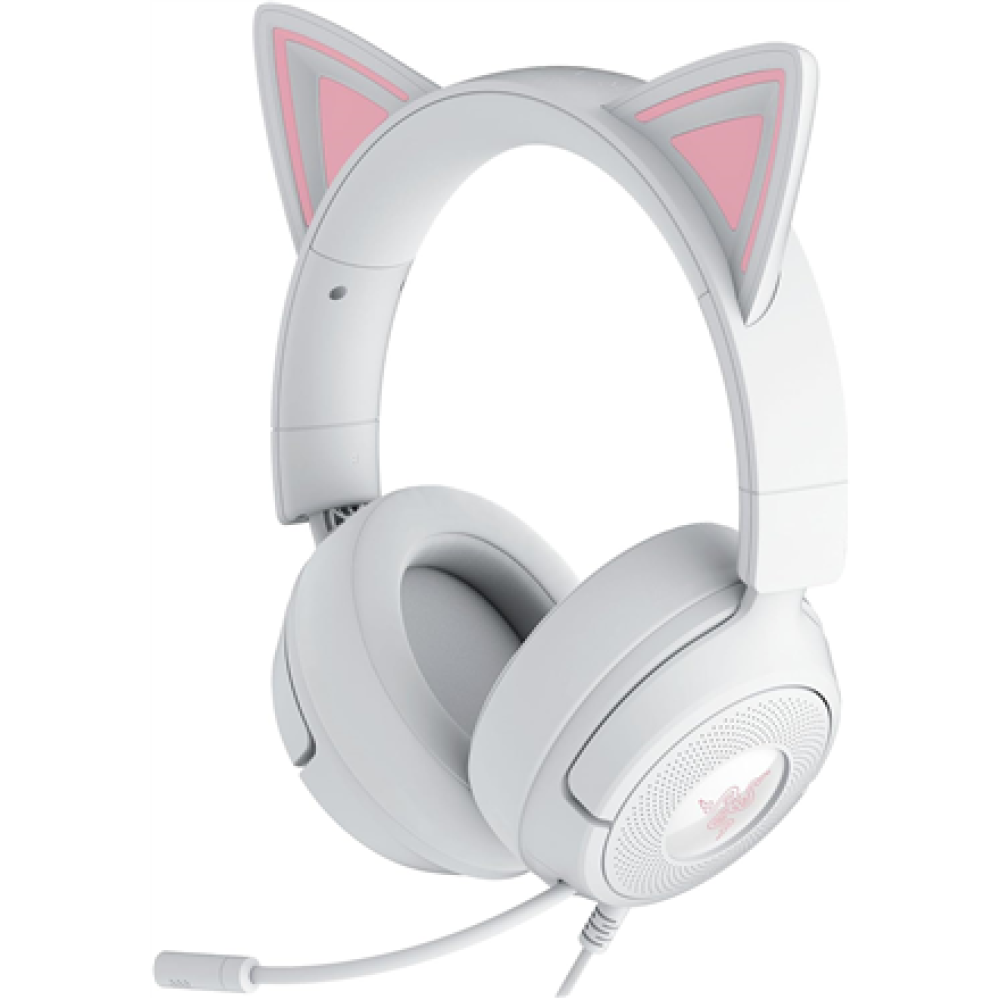 Razer Gaming Headset , Kraken Kitty V3 X , Wired , Over-Ear , Microphone , White