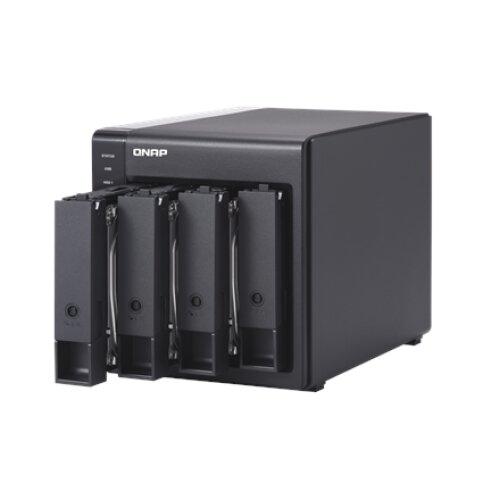 QNAP , 4-Bay , TR-004 , Up to 4 HDD/SSD Hot-Swap , Micro processor with hardware RAID