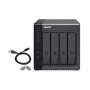 QNAP , 4-Bay , TR-004 , Up to 4 HDD/SSD Hot-Swap , Micro processor with hardware RAID