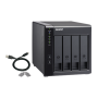 QNAP , 4-Bay , TR-004 , Up to 4 HDD/SSD Hot-Swap , Micro processor with hardware RAID