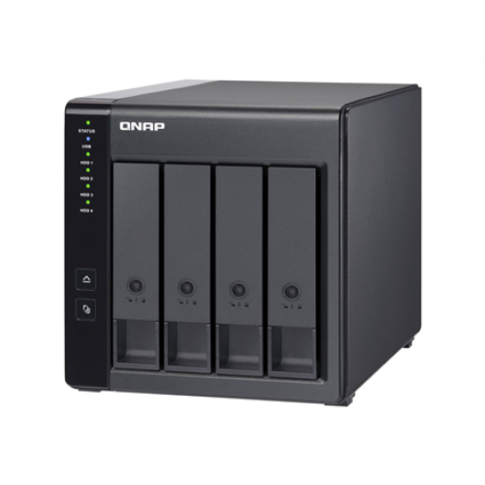 QNAP , 4-Bay , TR-004 , Up to 4 HDD/SSD Hot-Swap , Micro processor with hardware RAID