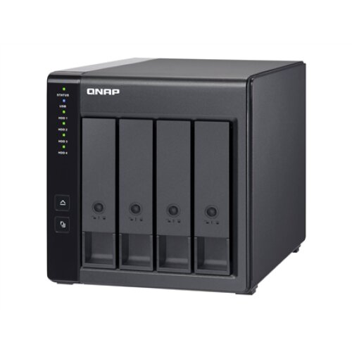 QNAP , 4-Bay , TR-004 , Up to 4 HDD/SSD Hot-Swap , Micro processor with hardware RAID