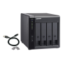 QNAP , 4-Bay , TR-004 , Up to 4 HDD/SSD Hot-Swap , Micro processor with hardware RAID