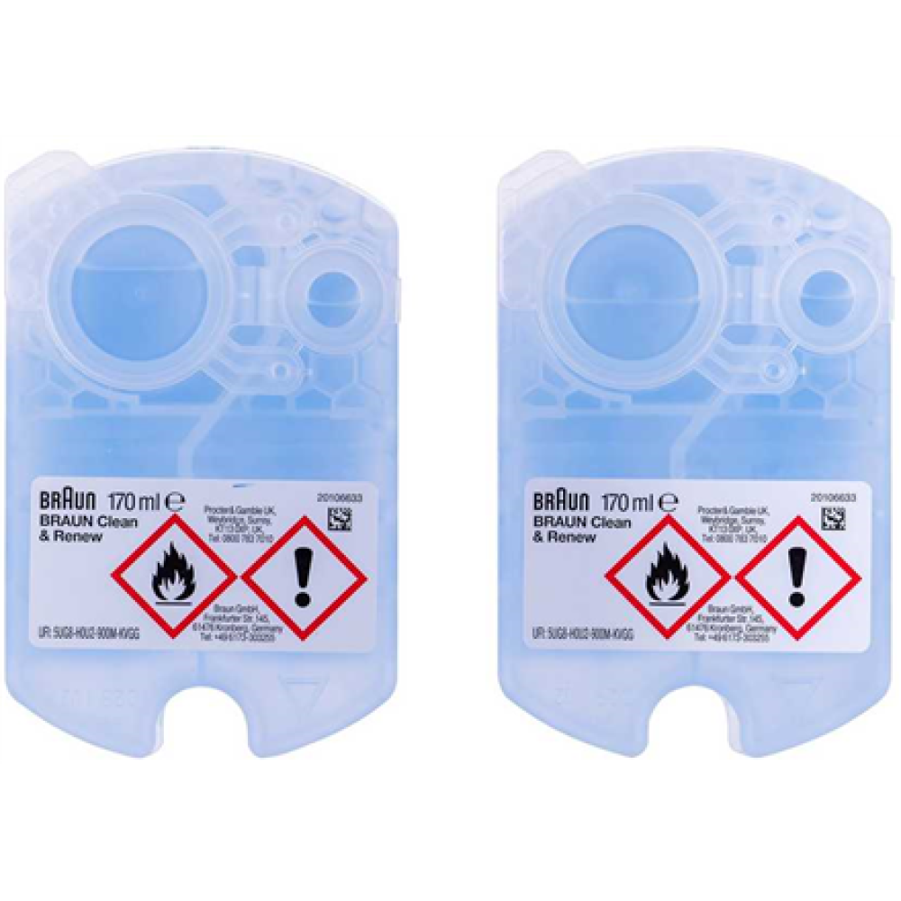 Braun Clean and Renew Cartridge for Clean and Charge stations, 2 pcs
