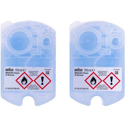 Braun Clean and Renew Cartridge for Clean and Charge stations, 2 pcs