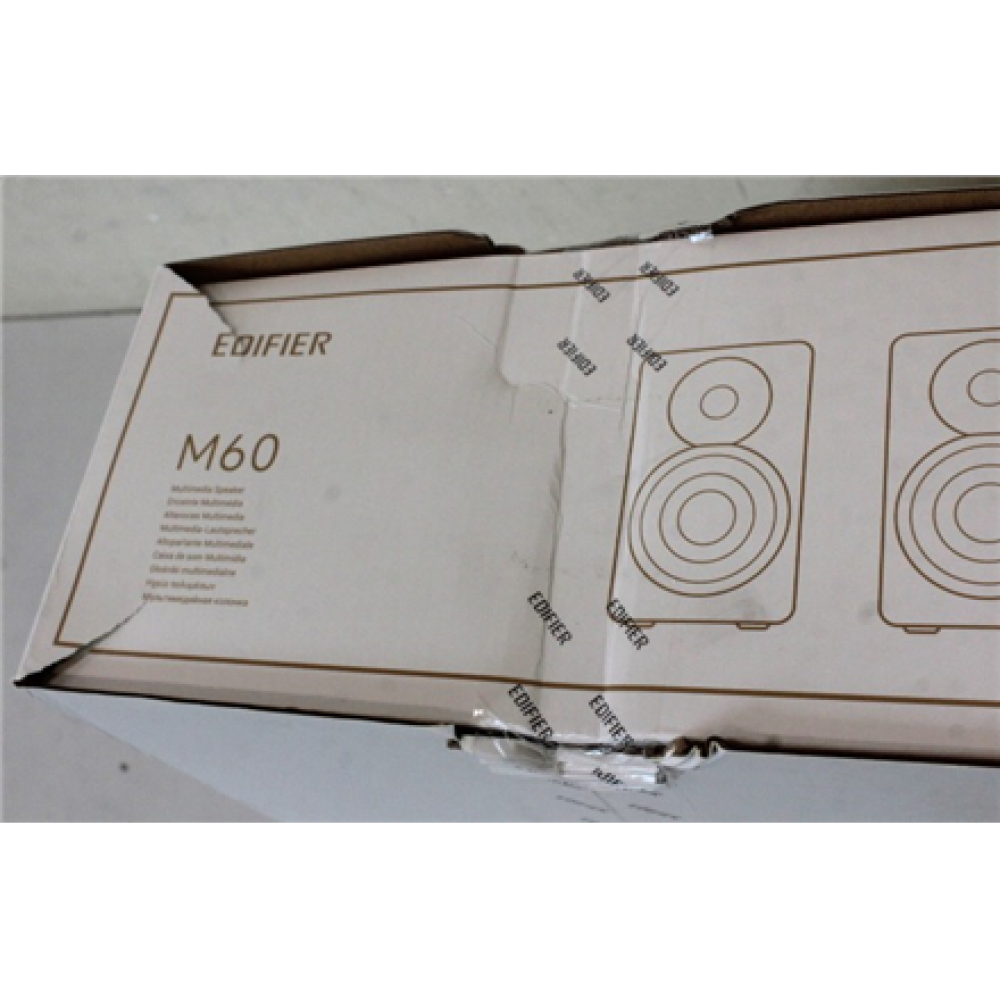 SALE OUT. Edifier M60 Compact Desktop 2.0 Speakers, White , Edifier Compact Desktop 2.0 Speakers , M60 , Warranty 24 month(s) , 66 W , Bluetooth , Wireless connection , White , DAMAGED PACKAGING