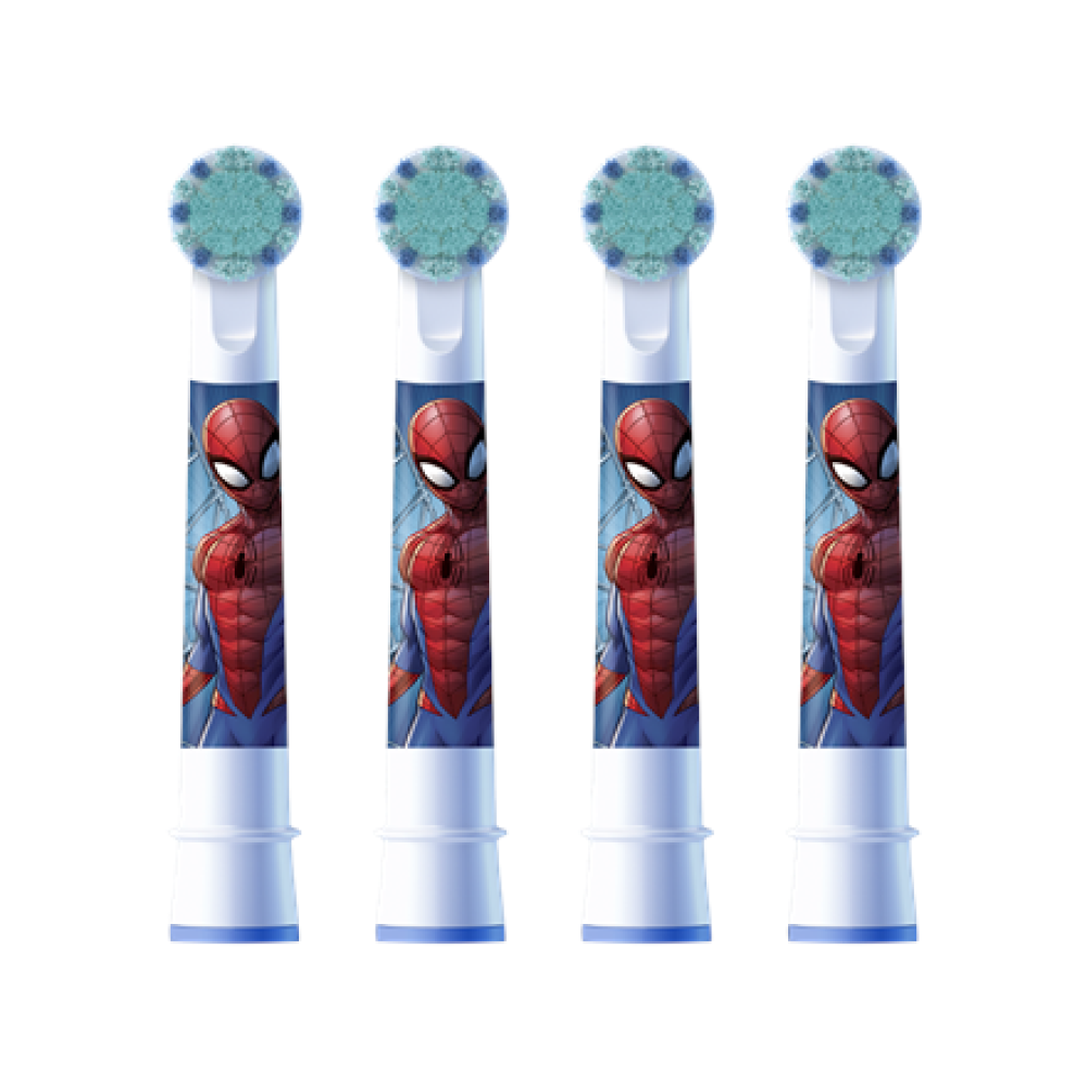Oral-B Replacement Toothbrush Heads , EB10 4 refill Spiderman , Heads , For kids , Number of brush heads included 4