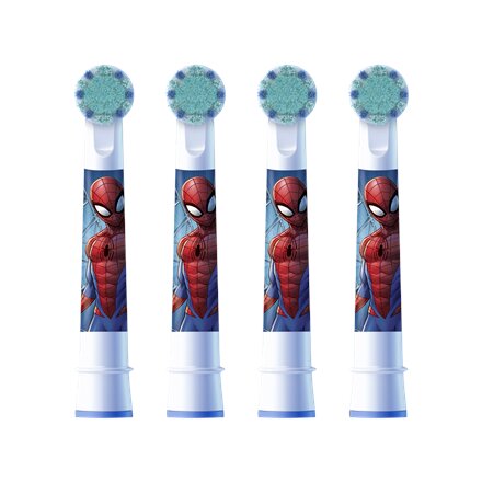 Oral-B Replacement Toothbrush Heads , EB10 4 refill Spiderman , Heads , For kids , Number of brush heads included 4