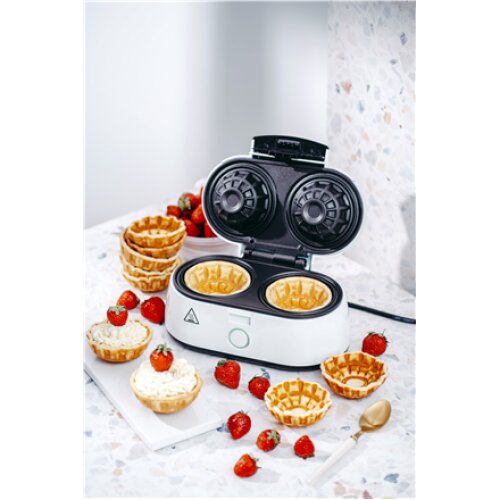 Adler , Waffle Bowl Maker , AD 3062 , 1000 W , Number of pastry 2 , Bowl , White