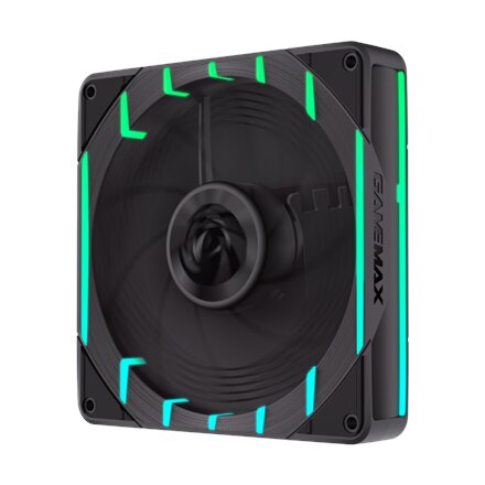 Gamemax Case Fan , TORNADO T12 ARGB-R , Black