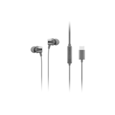 Lenovo , 300 USB-C In-Ear Headphone , GXD1J77353 , Built-in microphone , Wired , Grey