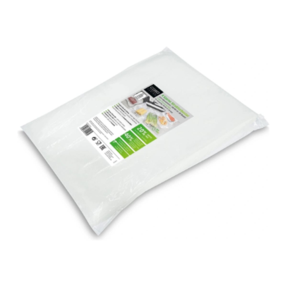 Caso , 4 Stars Structured Bags 30 x 40 cm, 60 pcs , Transparent