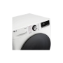 LG , Washing machine , F2WR709S2W , Energy efficiency class A-10% , Front loading , Washing capacity 9 kg , 1200 RPM , Depth 47.5 cm , Width 60 cm , LED , Steam function , Direct drive , Wi-Fi , White