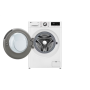 LG , Washing machine , F2WR709S2W , Energy efficiency class A-10% , Front loading , Washing capacity 9 kg , 1200 RPM , Depth 47.5 cm , Width 60 cm , LED , Steam function , Direct drive , Wi-Fi , White