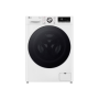 LG , Washing machine , F2WR709S2W , Energy efficiency class A-10% , Front loading , Washing capacity 9 kg , 1200 RPM , Depth 47.5 cm , Width 60 cm , LED , Steam function , Direct drive , Wi-Fi , White
