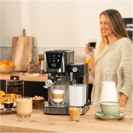 Cecotec Coffee Maker , Power Espresso 20 Cream , Pump pressure 20 bar , Built-in milk frother , Semi-automatic , 1350 W