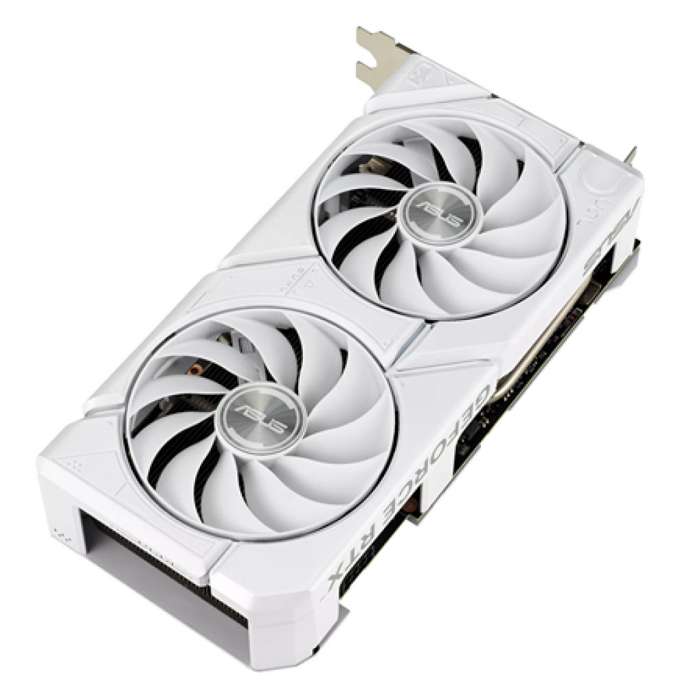 Asus Dual GeForce RTX 4060 EVO White OC Edition 8GB GDDR6 , NVIDIA , 8 GB , GeForce RTX 4060 , GDDR6 , HDMI ports quantity 1 , PCI Express 4.0