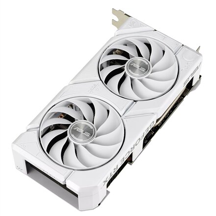 Asus Dual GeForce RTX 4060 EVO White OC Edition 8GB GDDR6 , NVIDIA , 8 GB , GeForce RTX 4060 , GDDR6 , HDMI ports quantity 1 , PCI Express 4.0