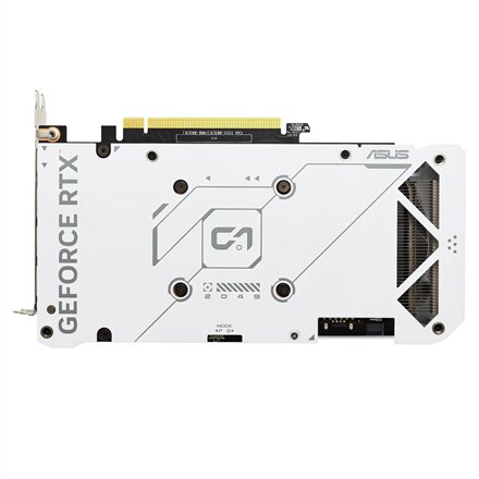 Asus Dual GeForce RTX 4060 EVO White OC Edition 8GB GDDR6 , NVIDIA , 8 GB , GeForce RTX 4060 , GDDR6 , HDMI ports quantity 1 , PCI Express 4.0
