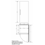 Bosch , GSN58AWDP Serie 6 , Freezer , Energy efficiency class D , Free standing , Upright , Height 191 cm , No Frost system , Total net capacity 366 L , Fridge net capacity L , White