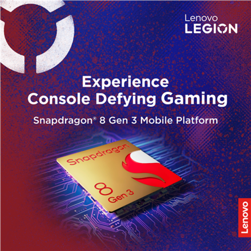 Lenovo Legion Tab (without power adapter) , 8.8 , Eclipse Black , 2560 x 1600 pixels , Qualcomm , Snapdragon 8 Gen 3 , 12 GB , Soldered LPDDR5x , 256 GB , Wi-Fi , Front camera , 8 MP , Rear camera , 13 MP , Bluetooth , 5.4 , Android , 14 , Warranty 24 mon