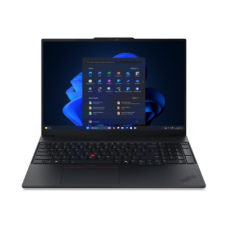 Lenovo ThinkPad E16 G3 AMD , Black , 16 , IPS , WUXGA , 1920 x 1200 pixels , Anti-glare , AMD Ryzen 5 , 230 , 16 GB , SO-DIMM DDR5 , Solid-state drive capacity 512 GB , AMD Radeon 760M Graphics , Windows 11 Pro , 802.11ax , Bluetooth version 5.3 , Keyboar
