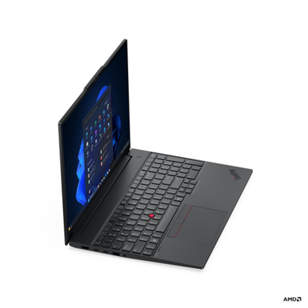 Lenovo ThinkPad E16 G3 AMD , Black , 16 , IPS , WUXGA , 1920 x 1200 pixels , Anti-glare , AMD Ryzen 5 , 230 , 16 GB , SO-DIMM DDR5 , Solid-state drive capacity 512 GB , AMD Radeon 760M Graphics , Windows 11 Pro , 802.11ax , Bluetooth version 5.3 , Keyboar