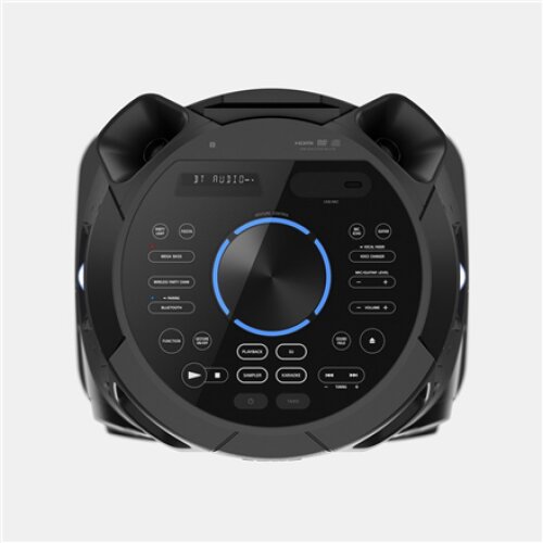 Sony , High Power Audio System , MHC-V73D , USB port , Wi-Fi , Bluetooth , FM radio , Near Field Communication (NFC) , Wireless connection