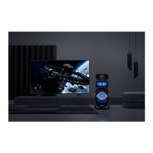 Sony , High Power Audio System , MHC-V73D , USB port , Wi-Fi , Bluetooth , FM radio , Near Field Communication (NFC) , Wireless connection