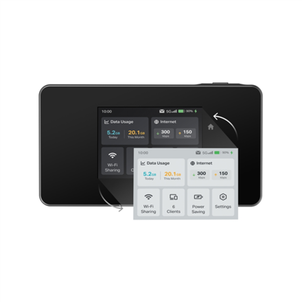 TP-LINK 5G Mobile Wi-Fi M8550 , M8550 , 802.11ax , Mesh Support No , MU-MiMO No , 5G
