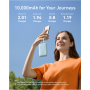 Anker Power Bank with Built-In USB-C and + Lighting Cable , A1680031 , 10000 mAh , 30W Output , Blue
