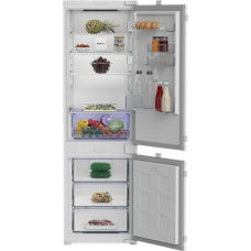 BEKO Refrigerator , B3BCNA294HS , Energy efficiency class E , Built-in , Combi , Height 177.5 cm , No Frost system , Fridge net capacity 194 L , Freezer net capacity 76 L , Display , 37 dB , White