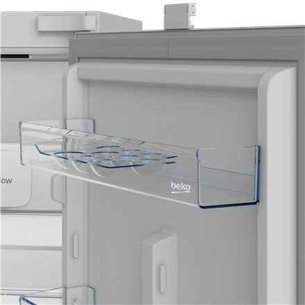 BEKO Refrigerator , B3BCNA294HS , Energy efficiency class E , Built-in , Combi , Height 177.5 cm , No Frost system , Fridge net capacity 194 L , Freezer net capacity 76 L , Display , 37 dB , White