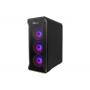 GENESIS IRID 505 ARGB Pc case, Midi tower, 2xUSB 3.0, 2xUSB 2.0, 2x Jack, Black , Genesis