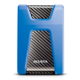 ADATA HD650 2000 GB 2.5 USB 3.1 (backward compatible with USB 2.0) Blue 1.Compatibility with specific host devices may vary and could be affected by system environment. 2.Connecting via USB 2.0 requires plugging in to two USB ports for sufficient power de