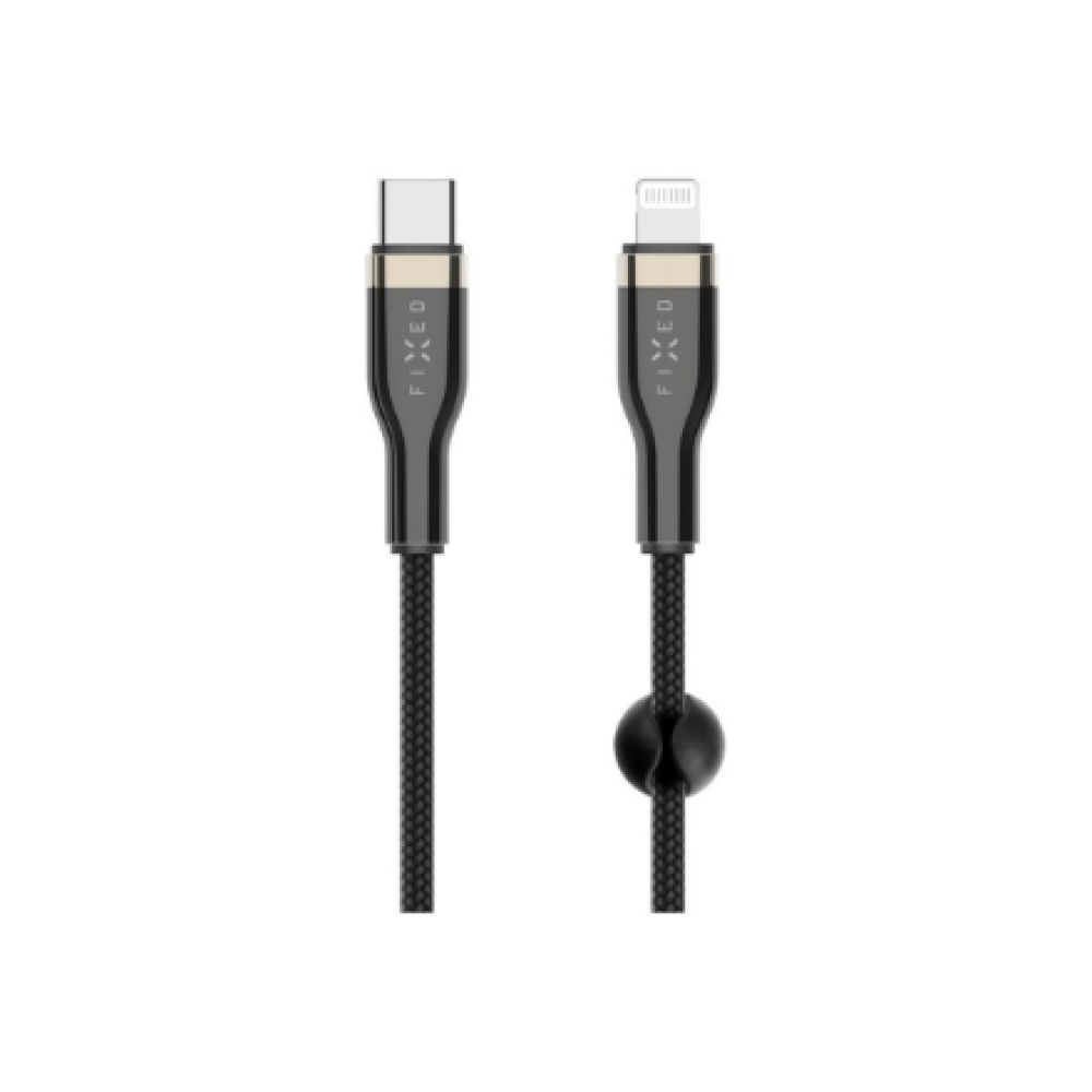 Fixed , Braided Cable USB-C/Lightning, 2 m , FIXDB-CL2-BK
