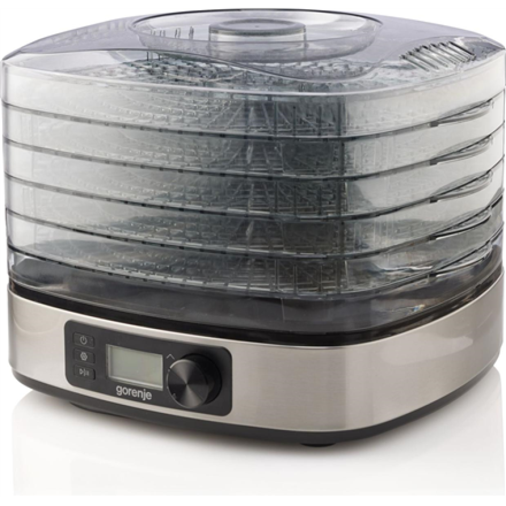 Gorenje , Food Dryer , FDK500DE , Power 380 W , Number of trays 5 , Temperature control , Integrated timer , Stainless steel