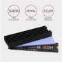 AXAGON Passive aluminum heatsink for all M.2 SSDs, size 2280, high 10 mm , CLR-M2L10